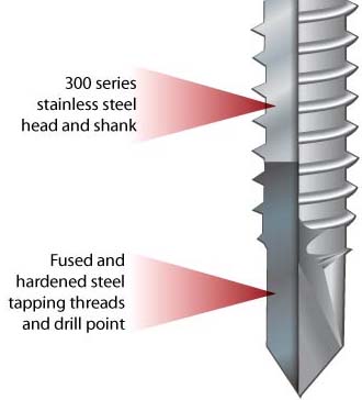 Bi-Metal Fastener Drawing